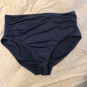 Merona High-Waisted Navy Blue Bikini Bottom